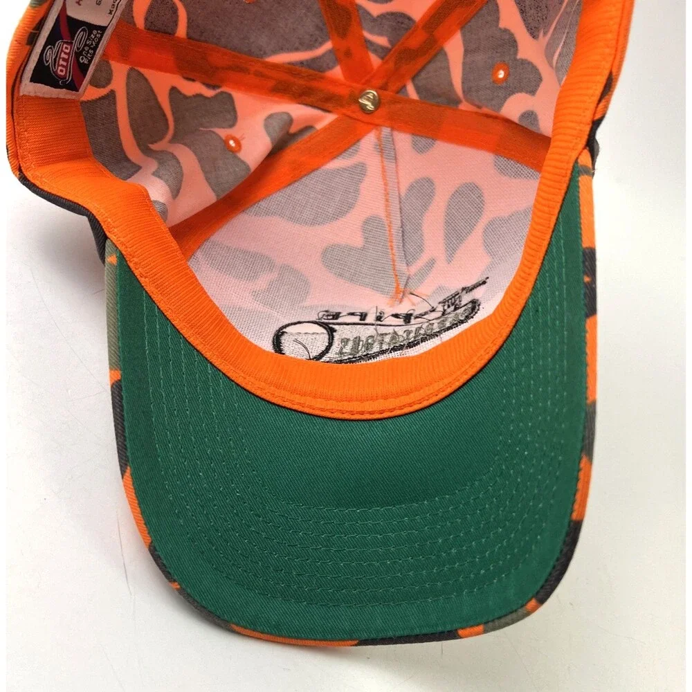 Pipe Fabricators Otto Orange Hunting Snapback